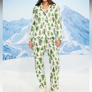 Old Navy flannel pajama set size medium tall